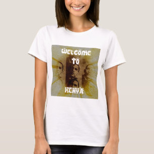 Welcome to Kenya with Obama Collage   T-Shirt