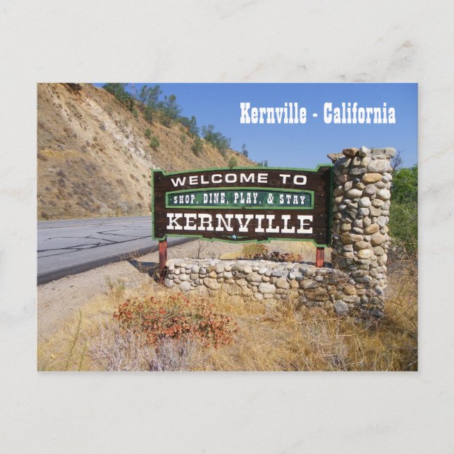 Welcome to Kernville Postcard! Postcard (Front)