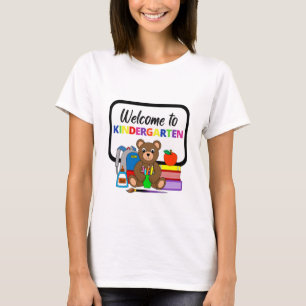Welcome To Kinder School Bear Woman's T-Shirt 2