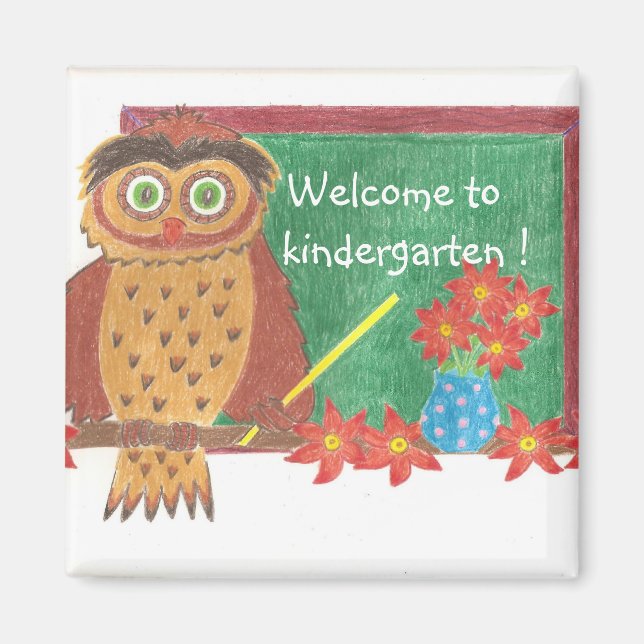 Welcome to kindergarten ! magnet (Front)