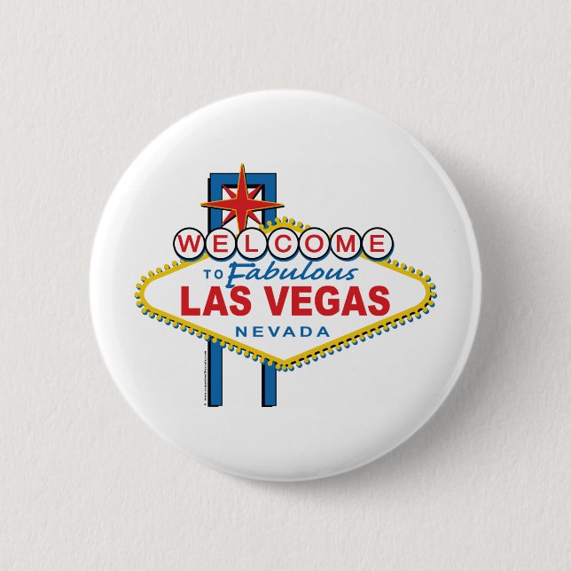 Welcome-to-Las-Vegas 6 Cm Round Badge (Front)