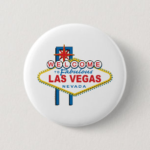 Welcome-to-Las-Vegas 6 Cm Round Badge