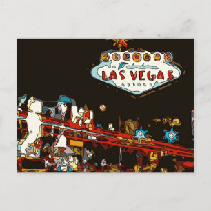 Welcome to Las Vegas Baby! Postcard