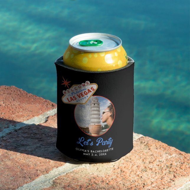 Welcome to Las Vegas Bachelorette Party Favour  Can Cooler (In Situ Pool)