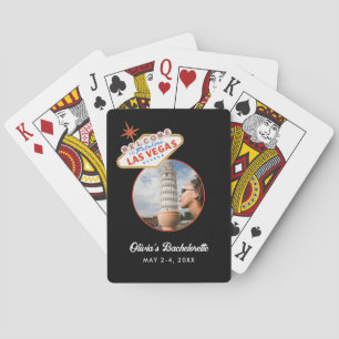 Welcome to Las Vegas Bachelorette Party Favour  Playing Cards