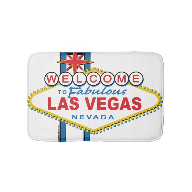 Welcome to Las Vegas Bath Mat (Front)