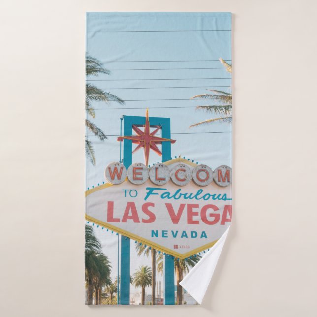 WELCOME TO LAS VEGAS BATH TOWEL (Bath Towel)