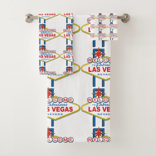 Welcome to Las Vegas Bath Towel Set (Insitu)