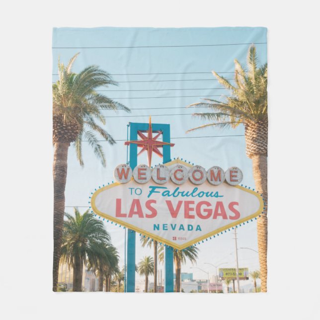 WELCOME TO LAS VEGAS FLEECE BLANKET (Front)