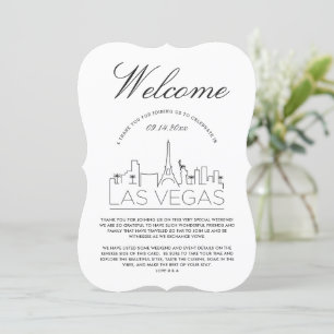 Welcome to Las Vegas   Guests Details Invitation