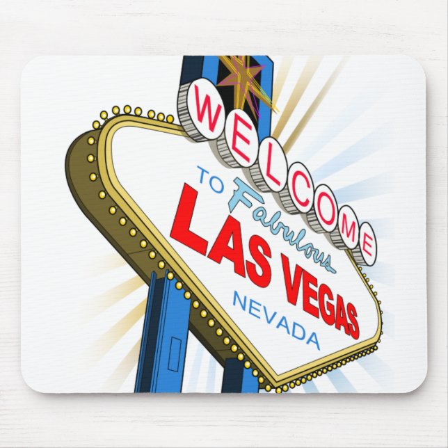 Welcome to Las Vegas Mouse Pad (Front)