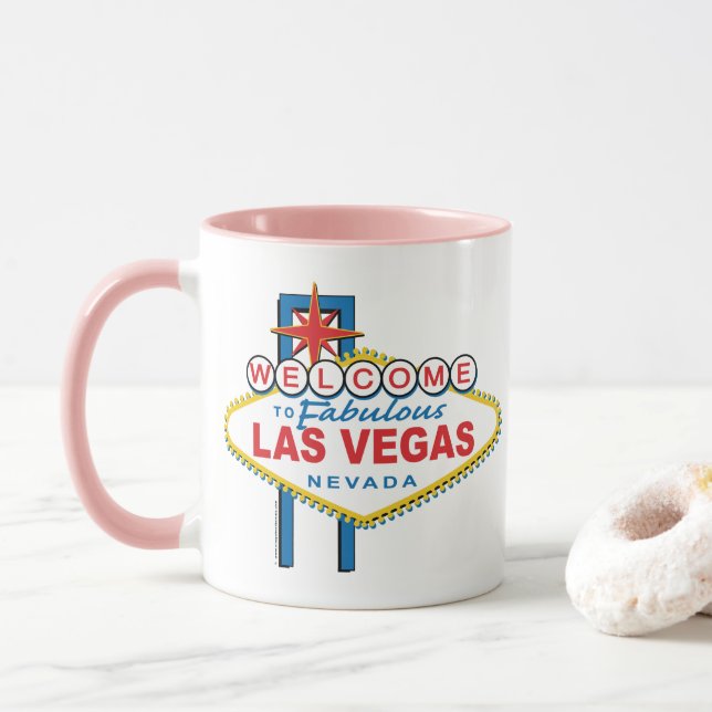 Welcome-to-Las-Vegas Mug (With Donut)