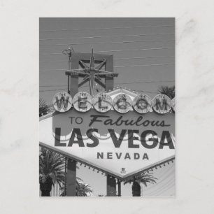 Welcome to Las Vegas Postcard