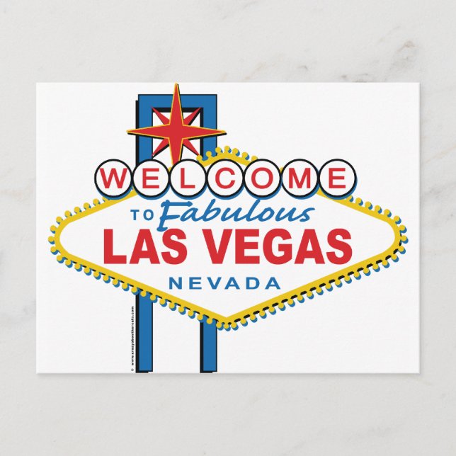 Welcome-to-Las-Vegas Postcard (Front)