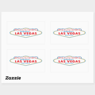 Welcome to Las Vegas Rectangular Sticker