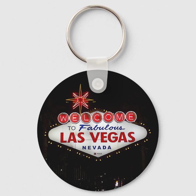 Welcome to Las Vegas Sign #2 Keychain (Front)