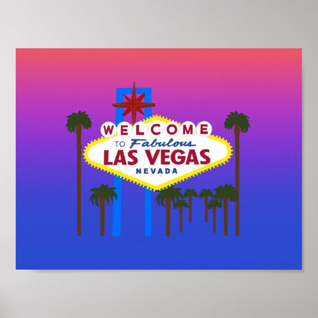 Welcome to Las Vegas Sign #3 Poster (Front)