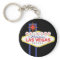Welcome To Las Vegas Sign Black Key Chain