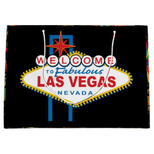 Welcome to Las Vegas Sign Large Gift Bag