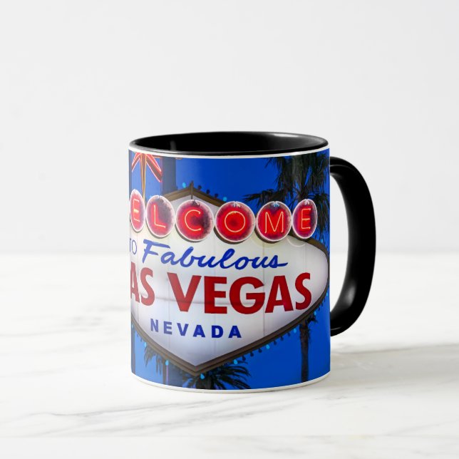 Welcome To Las Vegas Sign Mug (Front Right)