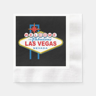Welcome to Las Vegas Sign Napkin