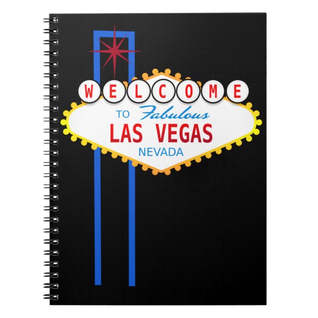 Welcome to Las Vegas Sign Notebook (Front)