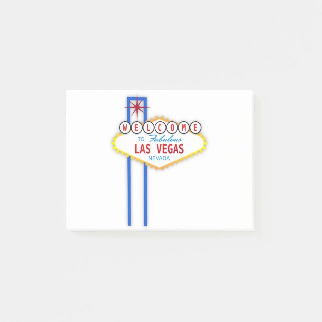 Welcome to Las Vegas Sign Post-it Notes (Front)