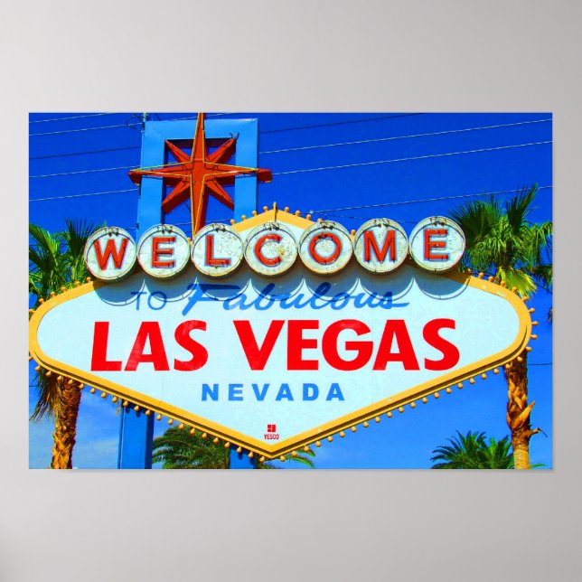 Welcome to Las Vegas Sign Print / Poster (Front)