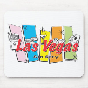 Welcome to Las-Vegas Sin City Mouse Pad