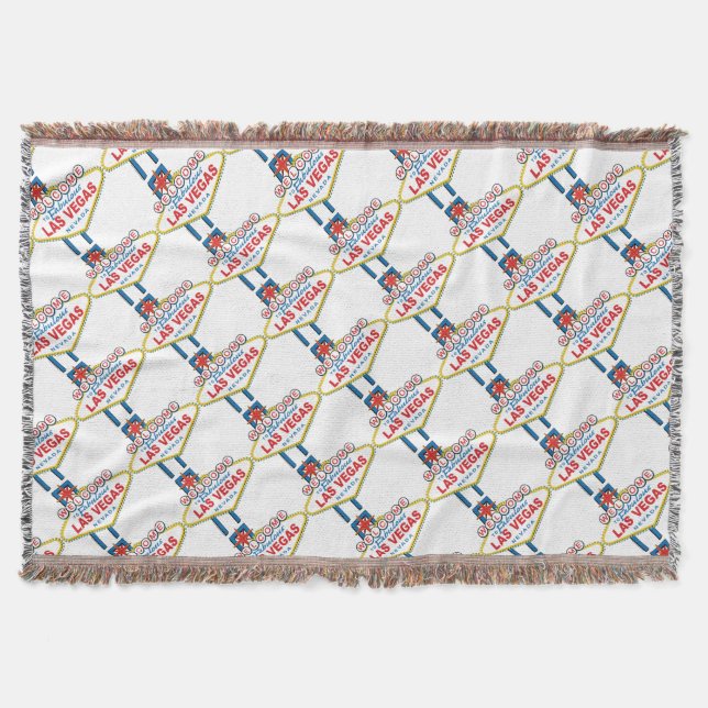Welcome-to-Las-Vegas Throw Blanket (Front)
