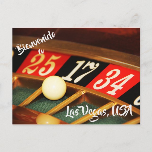 Welcome to Las Vegas USA postcard (Front)