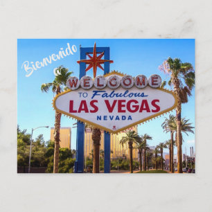 Welcome to Las Vegas USA postcard