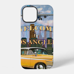 Welcome to Los Angeles retro poster. iPhone 12 Case