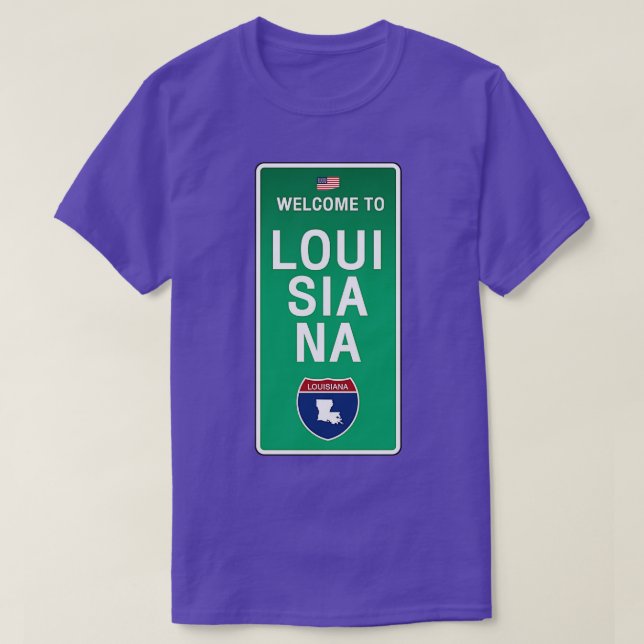 Welcome to louisiana TShirt (Design Front)