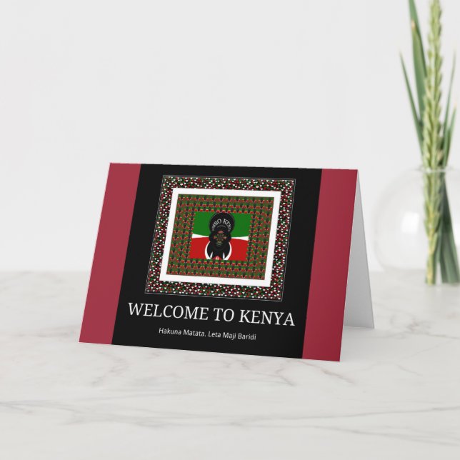 Welcome to Magical Kenya: Hakuna Matata Card (Front)