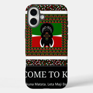 Welcome to Magical Kenya: Hakuna Matata iPhone 16 Plus Case