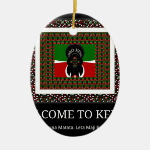 Welcome to Magical Kenya: Hakuna Matata Ceramic Tree Decoration