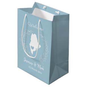 Welcome to Maine wedding favours custom Medium Gift Bag