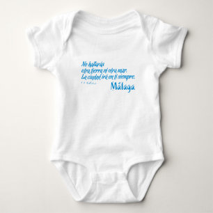Welcome to Malaga 6: La ciudad irá en ti siempre Baby Bodysuit