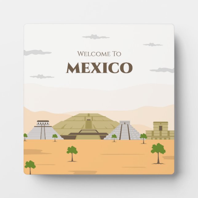 Welcome to Mexico Plaque (Front)