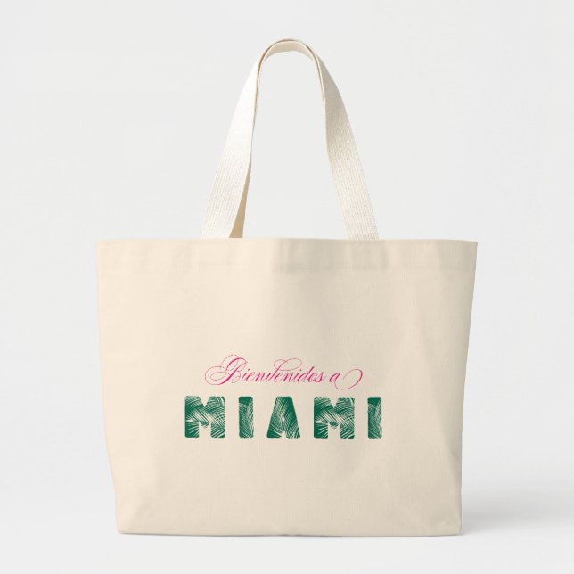 Welcome to Miami/Bienvenidos a Miami - Tote Bag (Front)