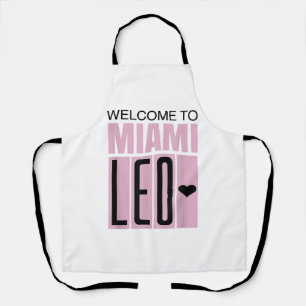 Welcome to Miami Leo 10 - GOAT  Apron