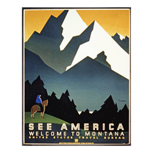 Welcome to Montana, Photo Print