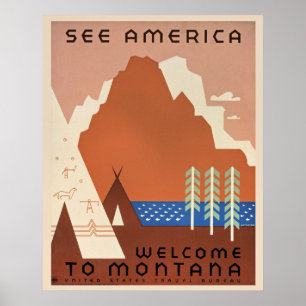 Welcome to Montana Poster