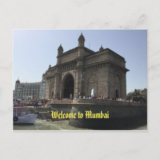 Welcome to Mumbai postcard