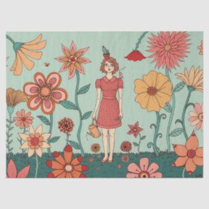 Welcome To My Garden Tissue Paper