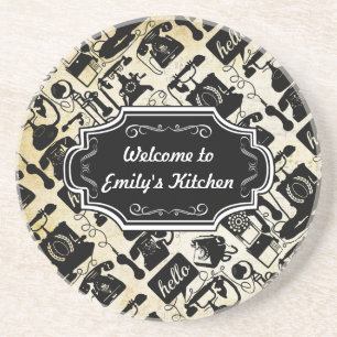 Welcome to My Kitchen Personalised Coasters
