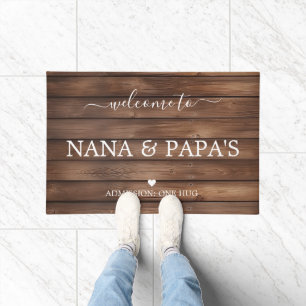 Welcome to Nana & Papa's House Doormat