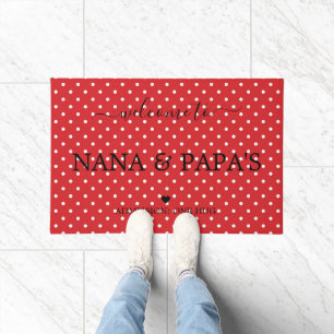 Welcome to Nana & Papa's House Doormat