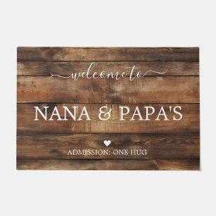 Welcome to Nana & Papa's House Doormat